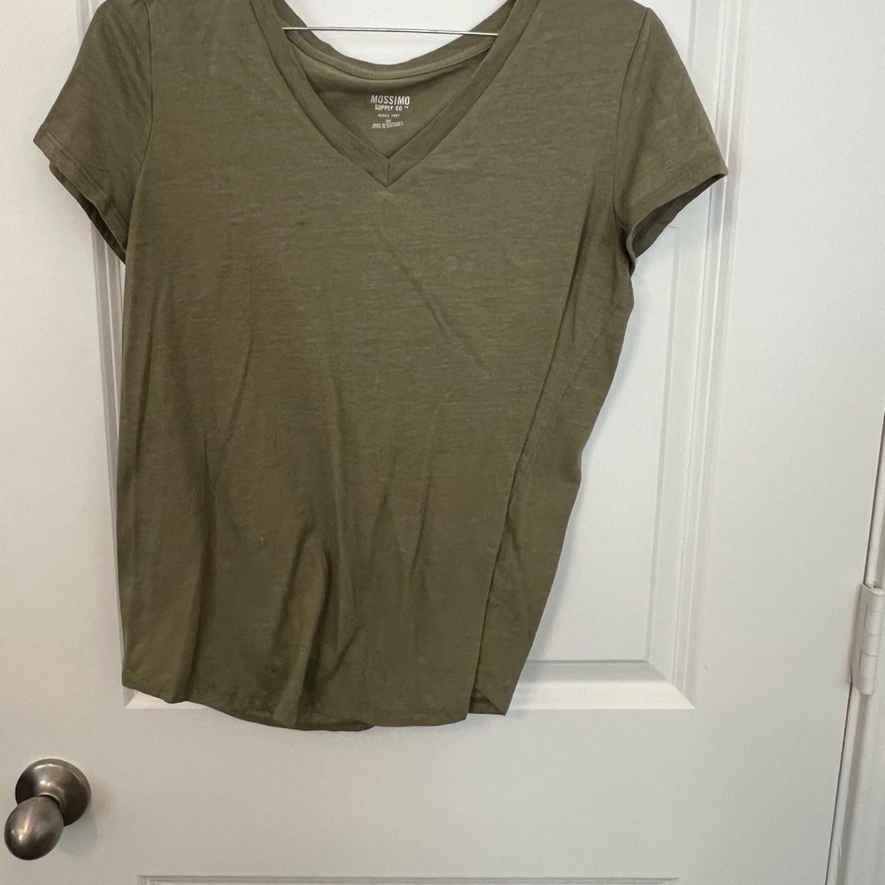 Mossimo Supply Co. Women's Short Sleeve Olive Tee
